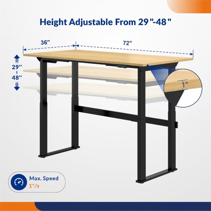 Dual-Motor 4-Leg Electric Workbench WB2Q | 4Dock